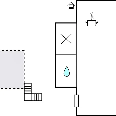 In With Kitchen شقة